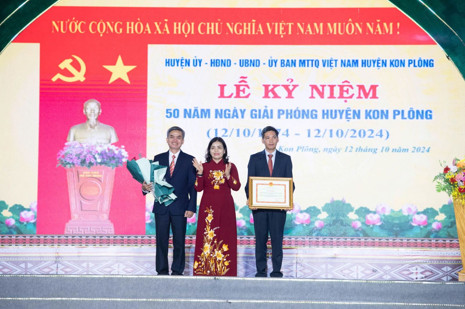 Lễ kỷ niệm 50 năm Ngày giải phóng huyện Kon Plông (12/10/1974 - 12/10/2024).