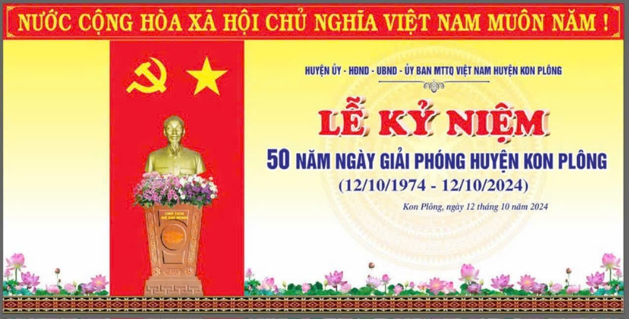 Sẵn sàng cho Lễ Kỷ niệm 50 năm Ngày giải phóng huyện Kon Plông.